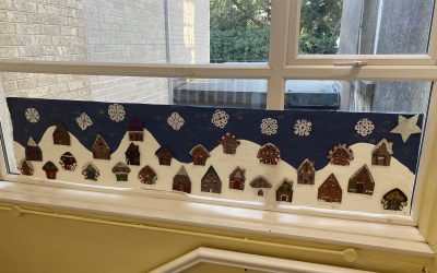 Sixth Class Christmas Art