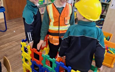 ‘The Estate Agents’ and ‘The Building Site’ in the Infant Classroom