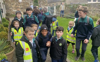 Walk to School Week in Sixth Class