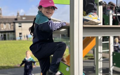 New playground equipment